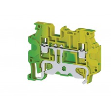 Клеммник на DIN-рейку 2,5 мм.кв. с двумя перем. (земля); AVK 2,5RT