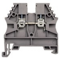 Клеммник на DIN-рейку 2,5мм.кв. (серый); AVK2,5(RP)