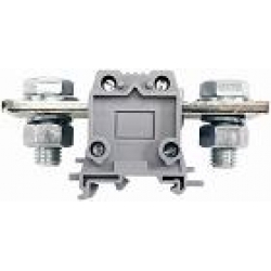 Силовой клеммник на DIN-рейку 150 мм.кв., болт., (серый); AVK150 B