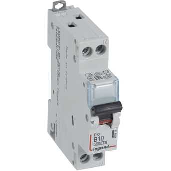 Автоматический выключатель DX3 1п+N В10А 6kA/10кА Автоматический выключатель DX3 1п+N В10А 6kA/10кА