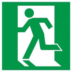 Этикетка самокл. 150х150мм "Выход здесь" (левостор.) IEK