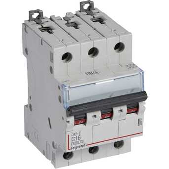 Автоматический выключатель DX3-E C16 3П 6000/6kA