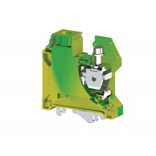 Клеммник с держ. предохр. (5х20, 5х25) с индикацией 24VAC на DIN-рейку, 6 мм.кв. (серый);  ASK 2LD (24 VAC)