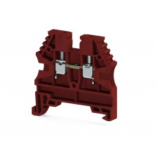 Клеммник на DIN-рейку 2,5мм.кв. (красный); AVK2,5(RP)