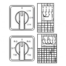 CS020066S; Переключатели предела для волтметра; 7 POSITION