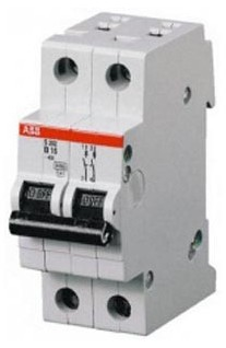 Автоматический выключатель 2-полюсный S202P C1