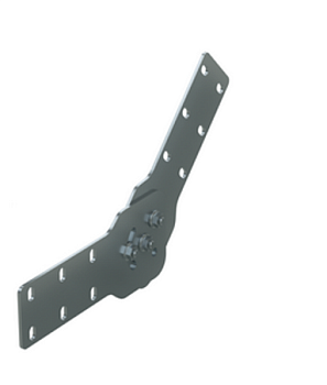 Соединитель шарнирный вертикальный H 100 мм, цинк-ламельный (аналог горячеоцинкованный) Соединитель шарнирный вертикальный H 100 мм, цинк-ламельный (аналог горячеоцинкованный)