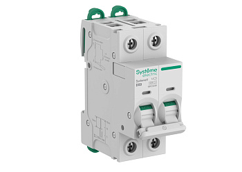 Systeme9 Автоматический выключатель (АВ) D 50A 2P 6kA 400В