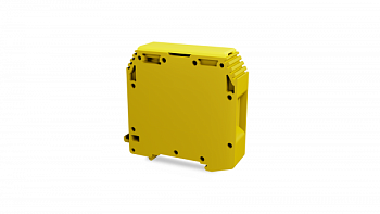 Клеммник на DIN-рейку (Винтовой) 50 мм.кв. (желтый);TBL 50