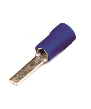 Наконечник с плоским штифтом с изолир.фланцем 1,5-2,5 кв.мм 3х12 мм(НШПИ)