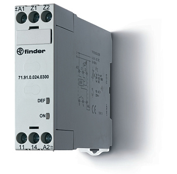 Термисторное реле (PTC); без памяти отказов; питание 230В АС; выход 1NO 10A; ширина 22.5мм;