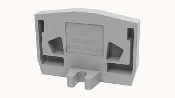 D-WS2.5-END-CO-01P-11-00A(H), Концевая крышка, для WS2.5-END-CO, серый, шт
