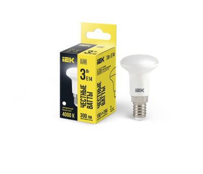 Лампа LED R39 рефлектор 3Вт 230В 4000К E14 IEK
