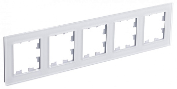 ATLASDESIGN NATURE 5-постовая РАМКА, ОРГАНИЧЕСКОЕ СТЕКЛО БЕЛЫЙ ATLASDESIGN NATURE 5-постовая РАМКА, ОРГАНИЧЕСКОЕ СТЕКЛО БЕЛЫЙ