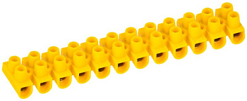 Зажим винтовой ЗВИ-3 н/г 1,0-2,5мм2 12пар желтые IEK Зажим винтовой ЗВИ-3 н/г 1,0-2,5мм2 12пар желтые IEK