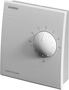 Датчик температуры комнатный,LG-Ni 1000, 0…+50 ºС, с регулятором уставки +/-3К