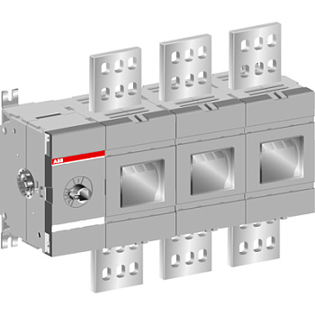 Рубильник OT2000E03 2000А 3х-полюсный (без ручки управления и переходника) Рубильник OT2000E03 2000А 3х-полюсный (без ручки управления и переходника)