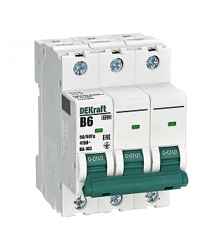 Авт. выкл. 3Р 6А х-ка B ВА-103 6кА