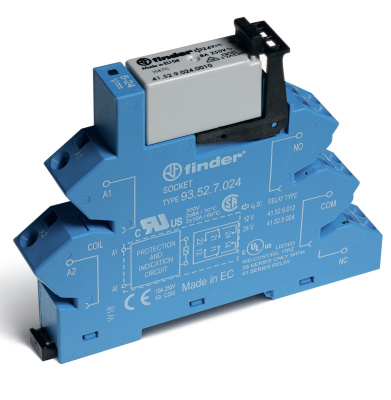 Интерфейсный модуль, электромеханическое реле; 2CO 8A; контакты AgNi; питание 220В DC; категория защиты IP20; винтовые клеммы