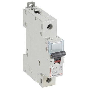 Автоматический выключатель DX3-E C6 1П 6000/6kA
