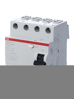 Выключатель дифференциального тока 4мод. FH204 AC-25/0,03