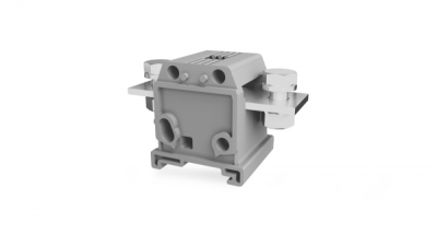 Клеммник на DIN-рейку (Болтовой) 95 мм.кв. (серый);TBB 95