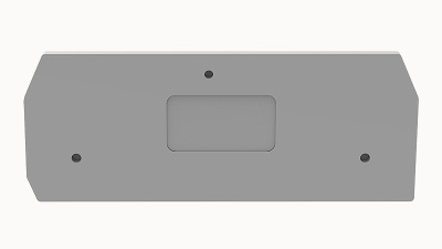 D-WS16-01P-11-00A(H), Концевая крышка, для WS16, серый, шт