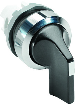 Переключатель M3SS4-20B (длинная ручка) черный 3-х позиционный б ез подсветки (только корпус) с фиксацией