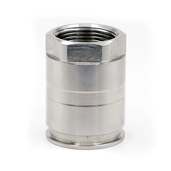 Муфта труба-коробка д.32мм, IP66/IP67, М32х1,5, внутренняя резьба, нержавеющая сталь AISI 303 Муфта труба-коробка д.32мм, IP66/IP67, М32х1,5, внутренняя резьба, нержавеющая сталь AISI 303