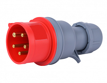 Вилка перен. 3Р+РЕ+N 32А 380В IP44 ВП-103 Вилка перен. 3Р+РЕ+N 32А 380В IP44 ВП-103