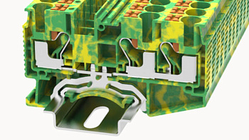 DS6-TW-PE-01P-1C-00A(H), Клемма PUSH-IN, 6 мм.кв., 3C, PE, шт