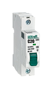 Авт. выкл. 1Р 20А х-ка C ВА-103 6кА