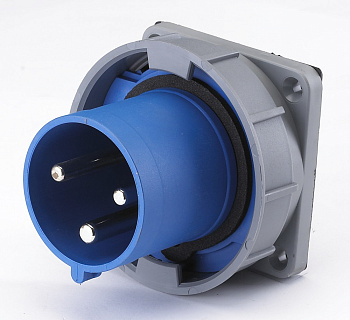 Вилка щитовая 633 2Р+РЕ 63А 220В IP67 ВЩ-102