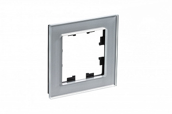 ATLASDESIGN NATURE 1-постовая РАМКА, ОРГАНИЧЕСКОЕ СТЕКЛО АЛЮМИНИЙ