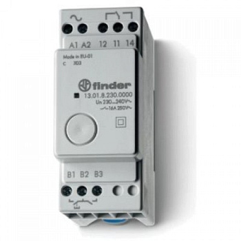 Модульное электронные шаговое/моностабильное реле; 1NO 16A; питание 125В АC; ширина 35мм; степень защиты IP20