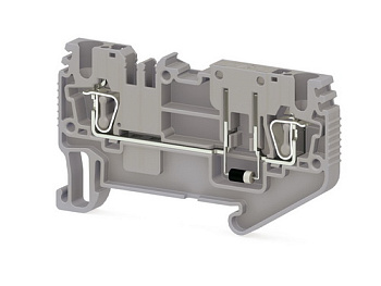 Пружинная клемма серии  SRD 4AD_A (Серый)