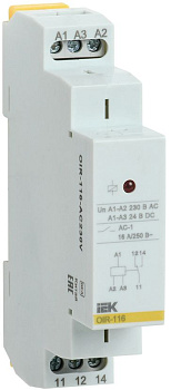 Реле промежут. OIR 1 конт. 16А 230В AC IEK