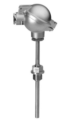 Датчик температуры погружной,  DC 0…10V, 0…+200 ºС,  DC 7.5…30V/непосредственное погруж. G1/2"