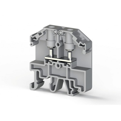 PB 2,5/NM ;Болтовой Клеммник под кольцевой наконечник на DIN-рейку 2,5 мм.кв. (серый)