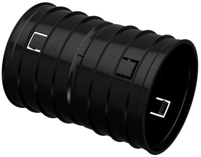 ELASTA Муфта соединительная для двустенной трубы d=140мм IEK