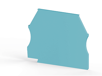 Концевой сегмент на клеммники AVK(2,5-10)/ AVK RD (2,5-4), (синий); NPP 2,5-10