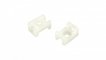 Держатель стяжки под винт (белый); STM 1