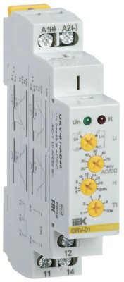 Реле напряжения ORV с блок. 1ф. 24-48В AC/DC IEK