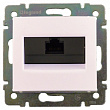 Розетка RJ45  Legrand Valena 1 выход Кат.5e UTP (белая) монтаж на захватах   774230 