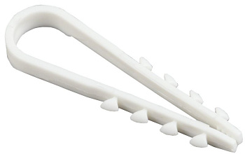 Дюбель хомут 5-10мм нейлон белый d=5 мм (100шт) IEK Дюбель хомут 5-10мм нейлон белый d=5 мм (100шт) IEK