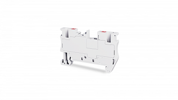 Клеммник на DIN-рейку (Push-in) 2,5 мм.кв. (белый); PFT 2,5