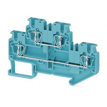 Пружинная клемма серии  SRD 2,5-2F (Синий)