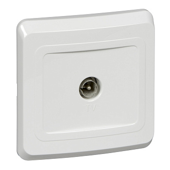 ЭТЮД С/У телевизионная РОЗЕТКА, БЕЛЫЙ, Россия