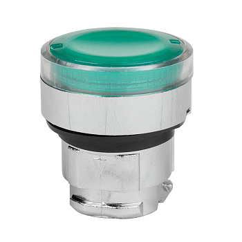 Головка кнопки OptiSignal D22 A4-PL-3 с подсветкой зеленая металл ZB4BW333 Головка кнопки OptiSignal D22 A4-PL-3 с подсветкой зеленая металл ZB4BW333