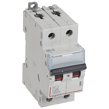 Автоматический выключатель DX3-E C32 2П 6000/6kA